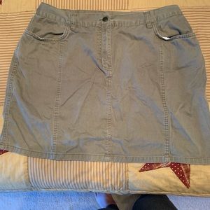 Bundle of 2 Skirts. 1 Khaki green color/ 1 Khaki